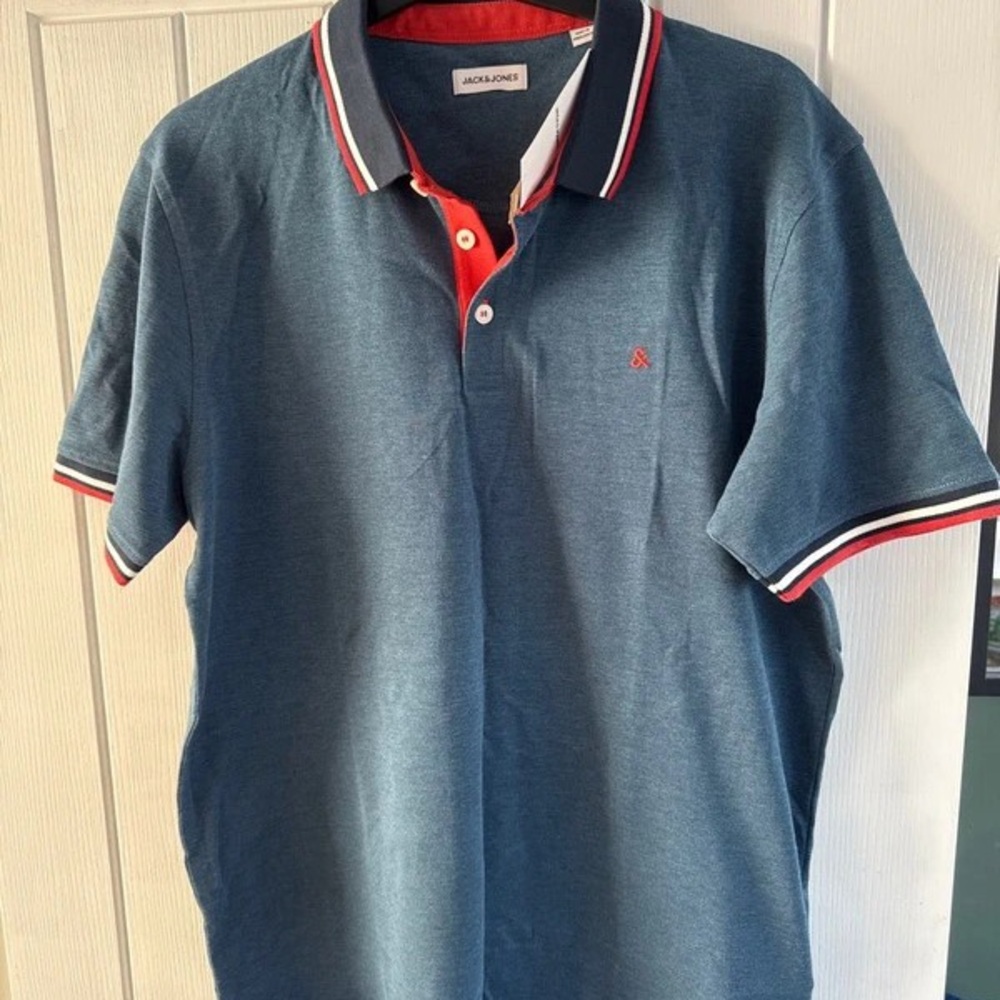 Primark Navy Tank Top with White Accents